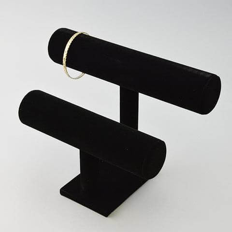 Round Double T Bar - JewelryPackagingBox.com