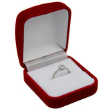Flocked Ring Box