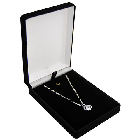 Flocked Large Pendant Box