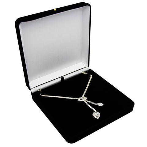 Flocked Necklace Box