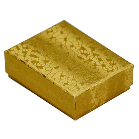 Gold Cotton Filled Box 2" x 1 1/2" pack of 100