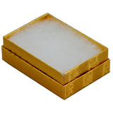 Gold Cotton Filled Box 3 1/8" x 2 1/8" pack of 100
