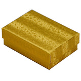 Gold Cotton Filled Box 3 1/8" x 2 1/8" pack of 100