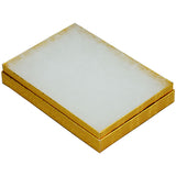 Gold Cotton Filled Box 5 1/4" x 3 3/4" pack of 100