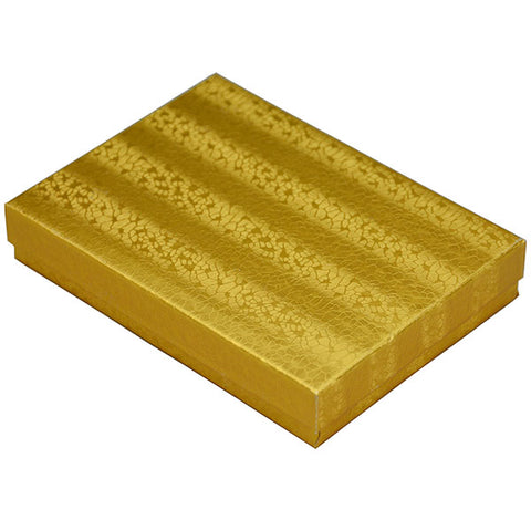 Gold Cotton Filled Box 5 1/4" x 3 3/4" pack of 100