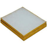Gold Cotton Filled Box 6" x 5" pack of 100