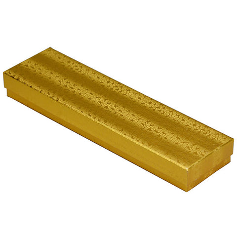 Gold Cotton Filled Box 8" x 2" pack of 100
