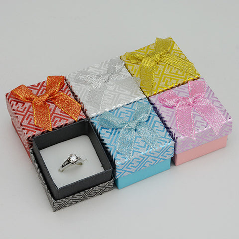RING BOX WITH BOW