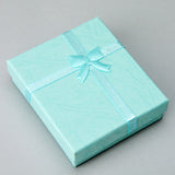 Multi color Pendant Box with Bow - JewelryPackagingBox.com