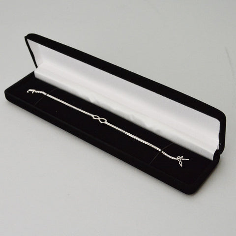 Flocked Bracelet Box - JewelryPackagingBox.com