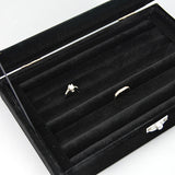 Glass Top Ring Case - JewelryPackagingBox.com
