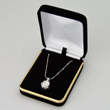Velvet pendant box - JewelryPackagingBox.com