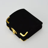 Treasure Chest Pendant Box Black - JewelryPackagingBox.com