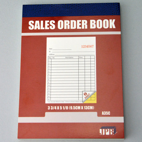Carbonless Sales/invoice Books 3 3/4" x 5" - JewelryPackagingBox.com