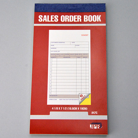 Carbonless Sales-invoice Books 4"x 7" - JewelryPackagingBox.com