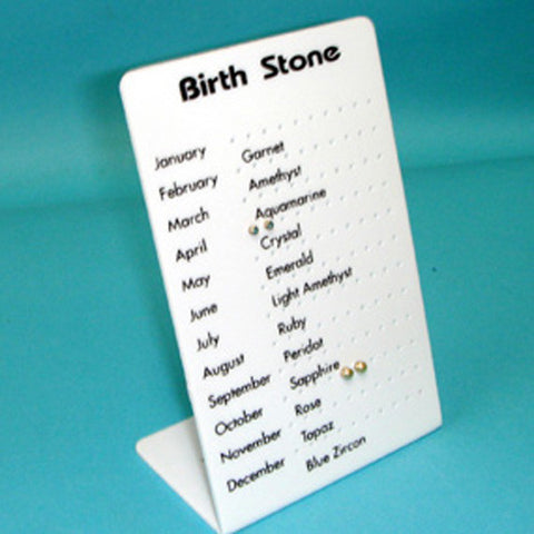 Birthstone Display - JewelryPackagingBox.com