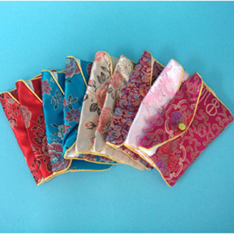 Silk Pouches  3" x 2 1/2" - JewelryPackagingBox.com