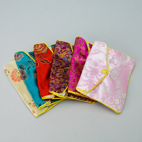 Silk Pouches  4 1/2" x 3 1/2" - JewelryPackagingBox.com