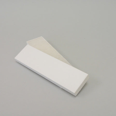 White Cotton Filled Box  8" x 2" pack of 100 - JewelryPackagingBox.com