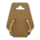 Kraft Paper Earring/Necklace Card - JewelryPackagingBox.com