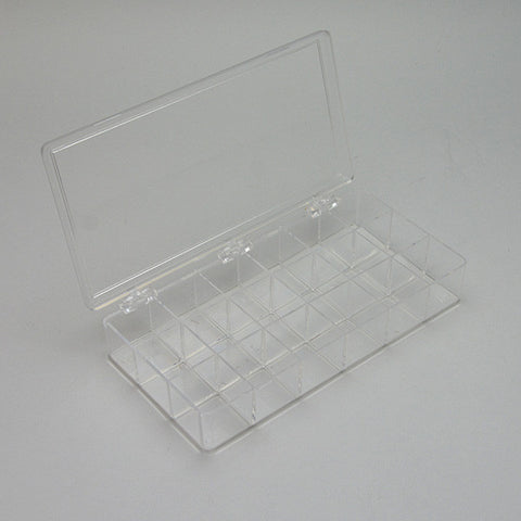 Flexible plastic storage case  8" X 4" - JewelryPackagingBox.com
