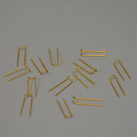 Brass U-pins pack of 1000 - JewelryPackagingBox.com