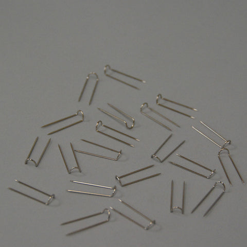 Nickel U-pins pack of 1000 - JewelryPackagingBox.com